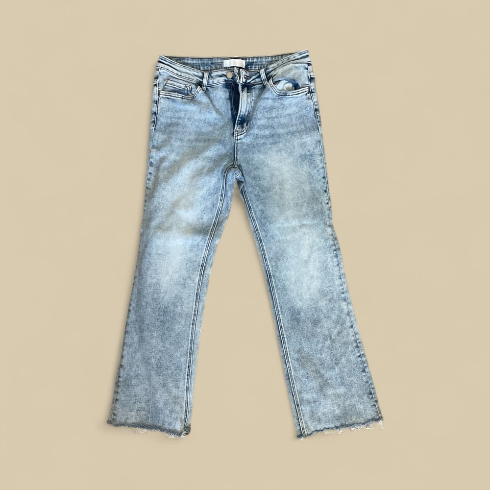 Stylish Light Blue Boot Cut Jeans